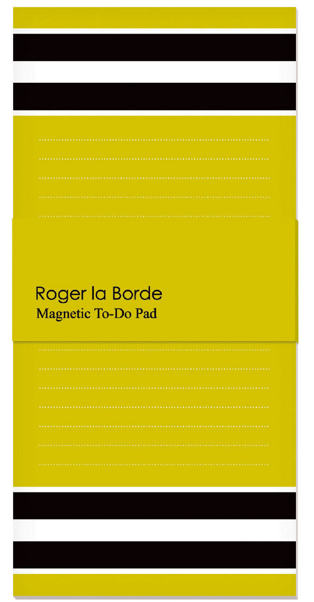 Roger la Borde Riviera To-Do Notepad featuring artwork by Roger la Borde