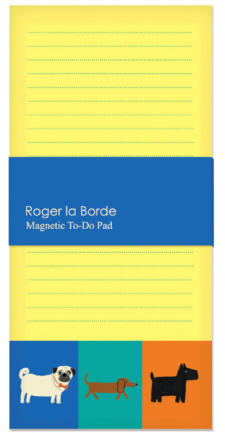 Roger la Borde Prize Pooches To-Do Notepad featuring artwork by Anne Bentley