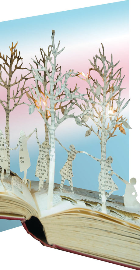 Roger la Borde Scissors Paper Tree Lasercut card featuring artwork by Su Blackwell