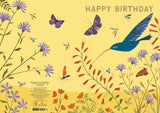 Roger la Borde Hummingbird Greeting card featuring artwork by Lara Hawthorne