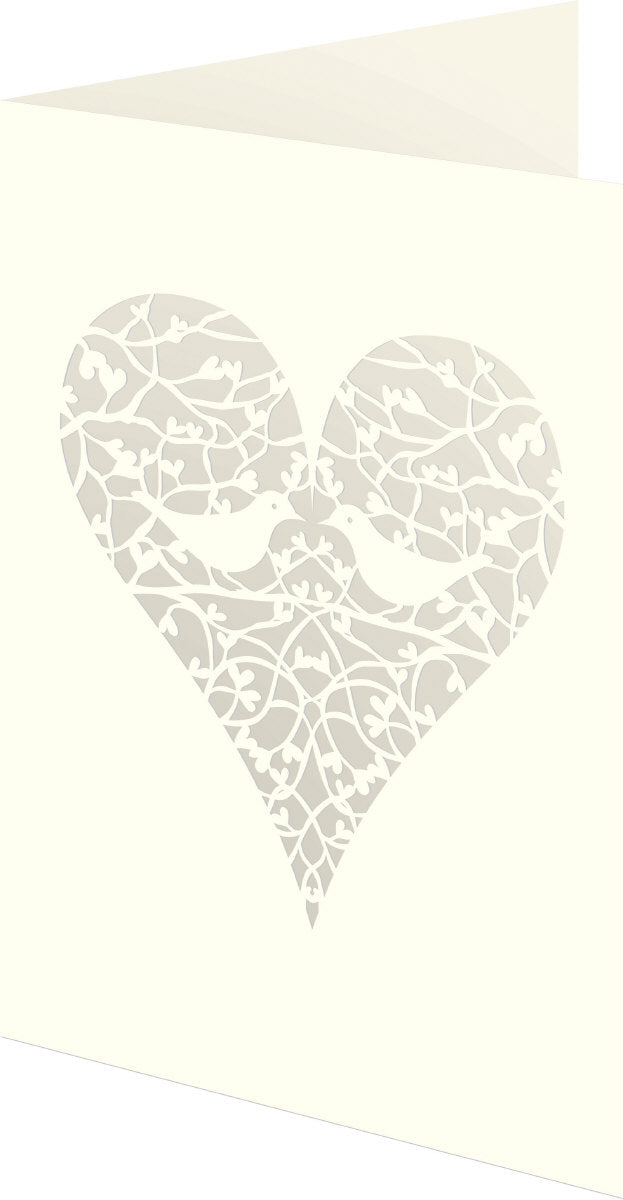 Roger la Borde Chic Lasercut card featuring artwork by Roger la Borde