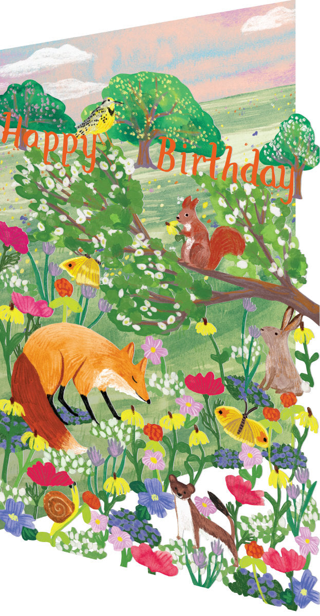 Roger la Borde Lodestar Lasercut card featuring artwork by Katie Vernon