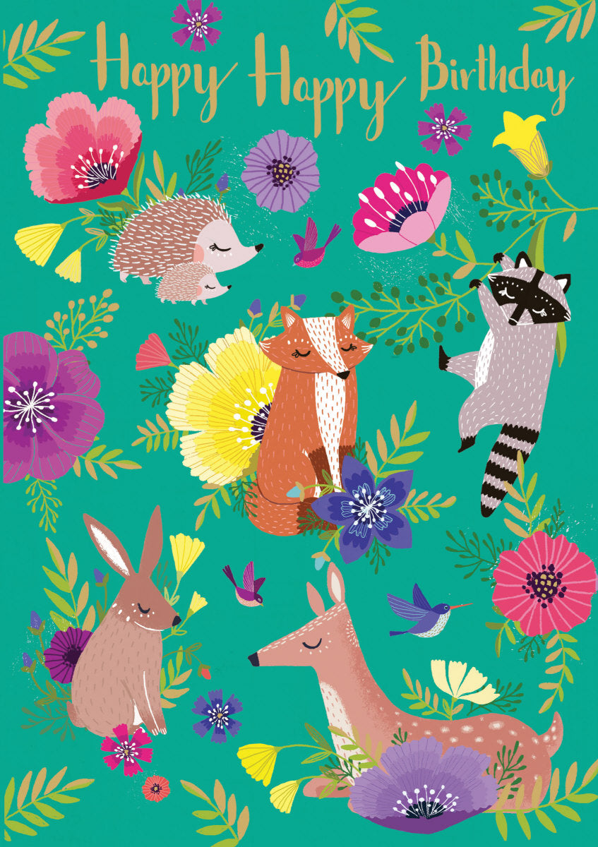 Roger la Borde Summer Forrest Greeting card featuring artwork by Antoana Oreski