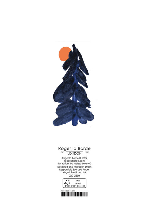 Roger la Borde Desert Moon Greeting card featuring artwork by Melissa Lakey