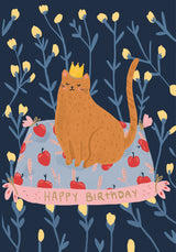 Roger la Borde Cinnamon and Ginger Petite Card featuring artwork by Holly Jolley