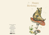 Roger la Borde Flying Bear Petite Card featuring artwork by Elise Hurst