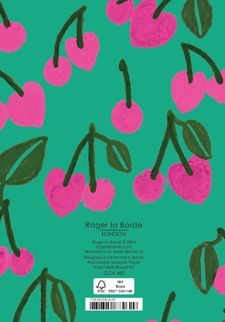 Roger la Borde Cute Fruit Petite Card featuring artwork by Anne Bentley