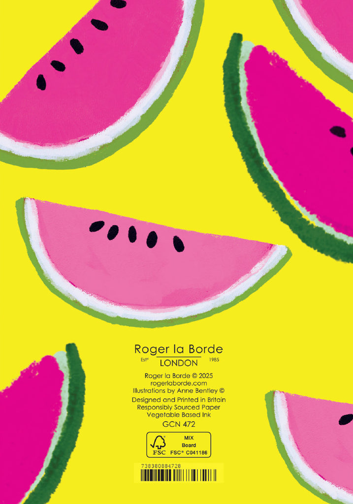 Roger la Borde Cute Fruit Petite Card featuring artwork by Roger la Borde