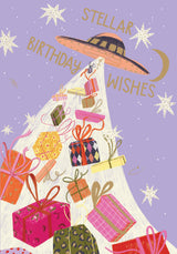 Roger la Borde Planet Fabulous Petite Card featuring artwork by Sarah Long