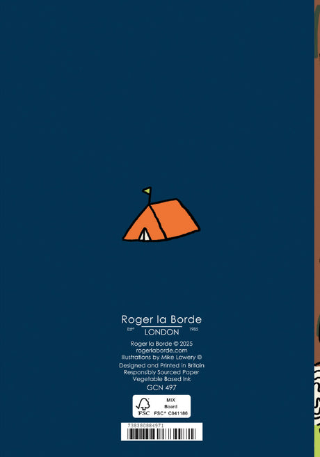 Roger la Borde Two Tone Petite Card featuring artwork by Mike Lowery