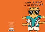 Roger la Borde Two Tone Petite Card featuring artwork by Mike Lowery