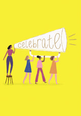 Roger la Borde Sunday Morning Petite Card featuring artwork by Aura Lewis