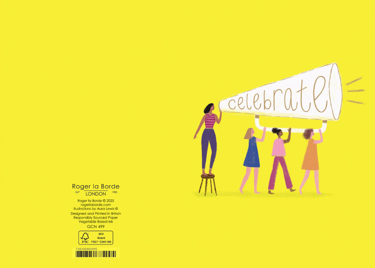 Roger la Borde Sunday Morning Petite Card featuring artwork by Aura Lewis