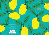 Roger la Borde Cute Fruit Petite Card featuring artwork by Anne Bentley