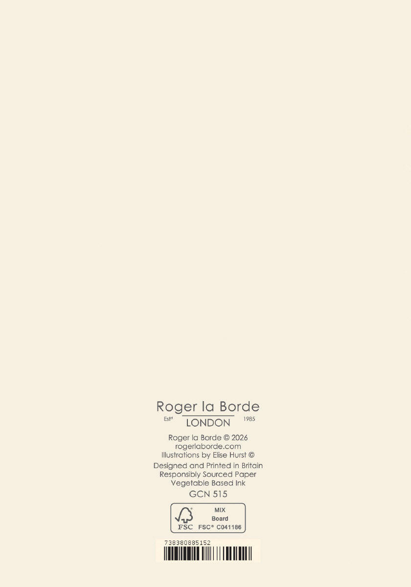 Roger la Borde Mondoodle Petite Card featuring artwork by Elise Hurst