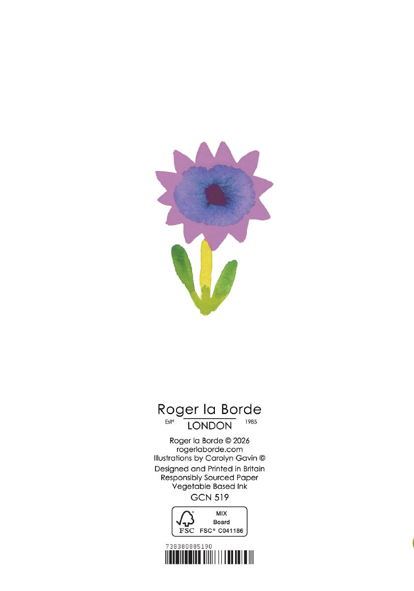 Roger la Borde Life Drawing Petite Card featuring artwork by Carolyn Gavin