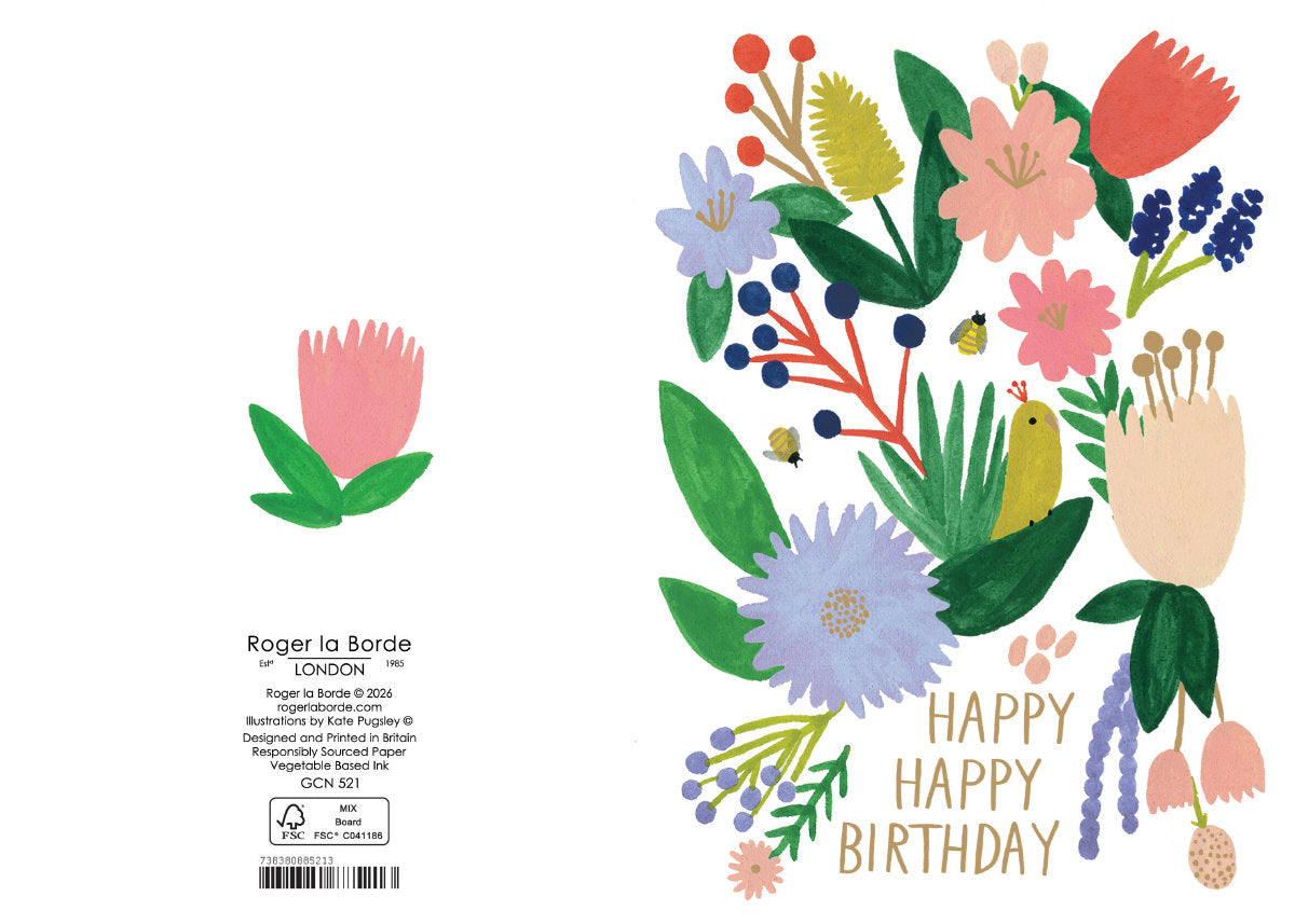 Roger la Borde Chicago School Petite Card featuring artwork by Kate Pugsley