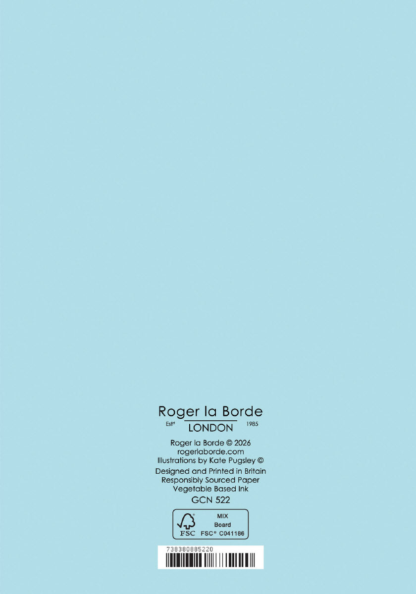 Roger la Borde Chicago School Petite Card featuring artwork by Kate Pugsley