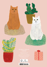 Roger la Borde Chou Chou Chat Standard Card featuring artwork by Kate Pugsley