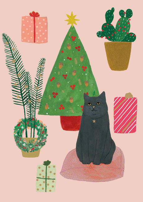 Roger la Borde Chou Chou Chat Standard Card featuring artwork by Kate Pugsley