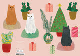 Roger la Borde Chou Chou Chat Standard Card featuring artwork by Kate Pugsley