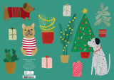 Roger la Borde Chou Chou Chien Standard Card featuring artwork by Kate Pugsley
