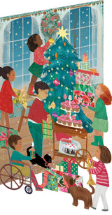 Roger la Borde Christmas Party Lasercut Card featuring artwork by Kendra Binney