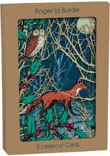 Roger la Borde Winters Tale Lasercut Christmas Card featuring artwork by MCS