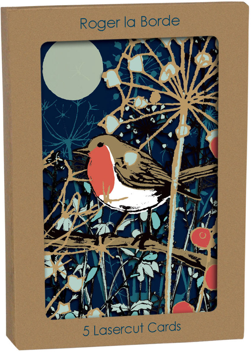 Roger la Borde Winters Tale Lasercut Christmas Card featuring artwork by MCS