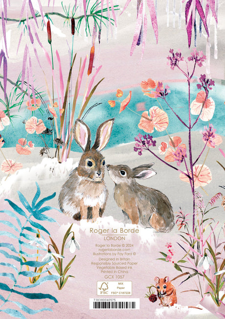 Roger la Borde Wild Winters Song Standard Card featuring artwork by Fay Ford
