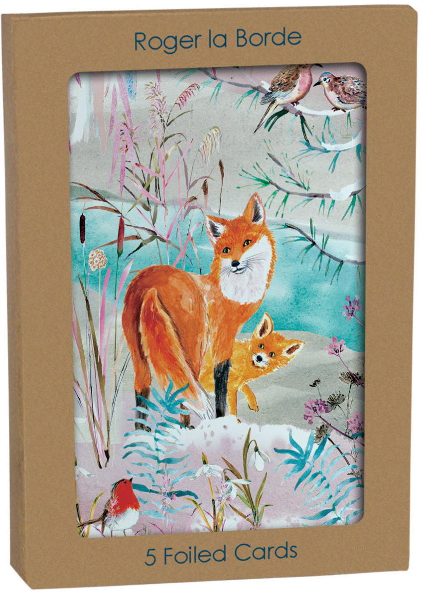 Roger la Borde Wild Winters Song Greeting card featuring artwork by Fay Ford