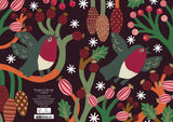 Roger la Borde Christmas Chorus Standard Card featuring artwork by Monika Forsberg