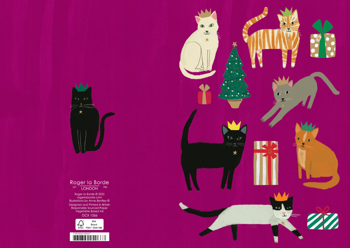 Roger la Borde Chouchou Chat Standard Card featuring artwork by Anne Bentley