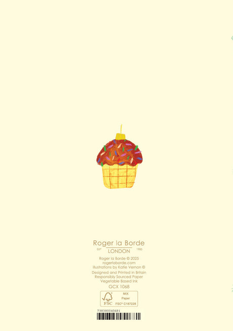 Roger la Borde Wild Winter Forest Standard Card featuring artwork by Katie Vernon