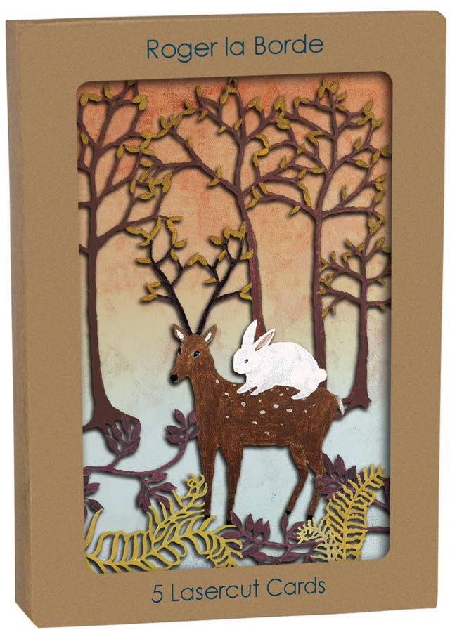 Roger la Borde Golden Bough Lasercut Card featuring artwork by Rebecca Rebouche