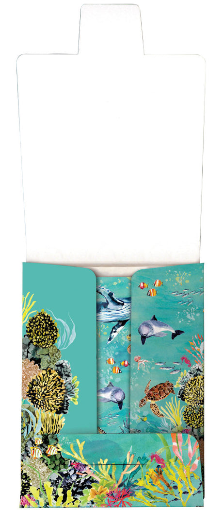 Roger la Borde Oceania Card Wallet featuring artwork by Fay Ford