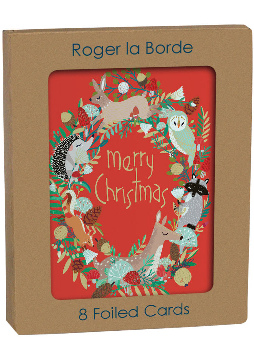 Roger la Borde Snowy Sanctuary Petite Card Pack featuring artwork by Antoana Oreski