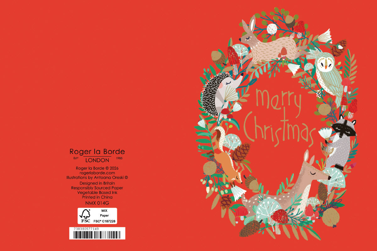 Roger la Borde Snowy Sanctuary Petite Card Pack featuring artwork by Antoana Oreski