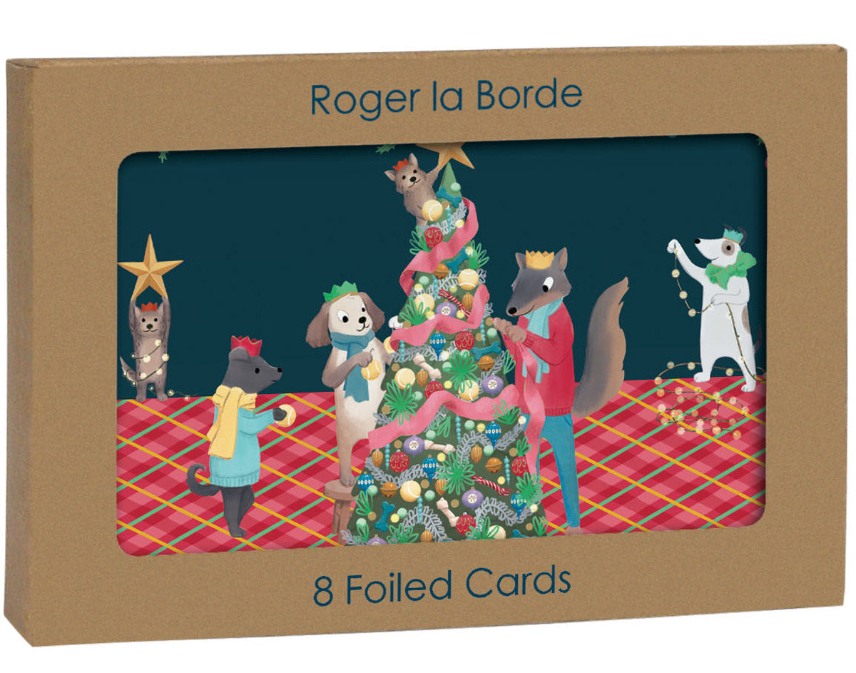 Roger la Borde Animal Crackers Gold Foil Ccard Pack featuring artwork by Jennifer M Potter