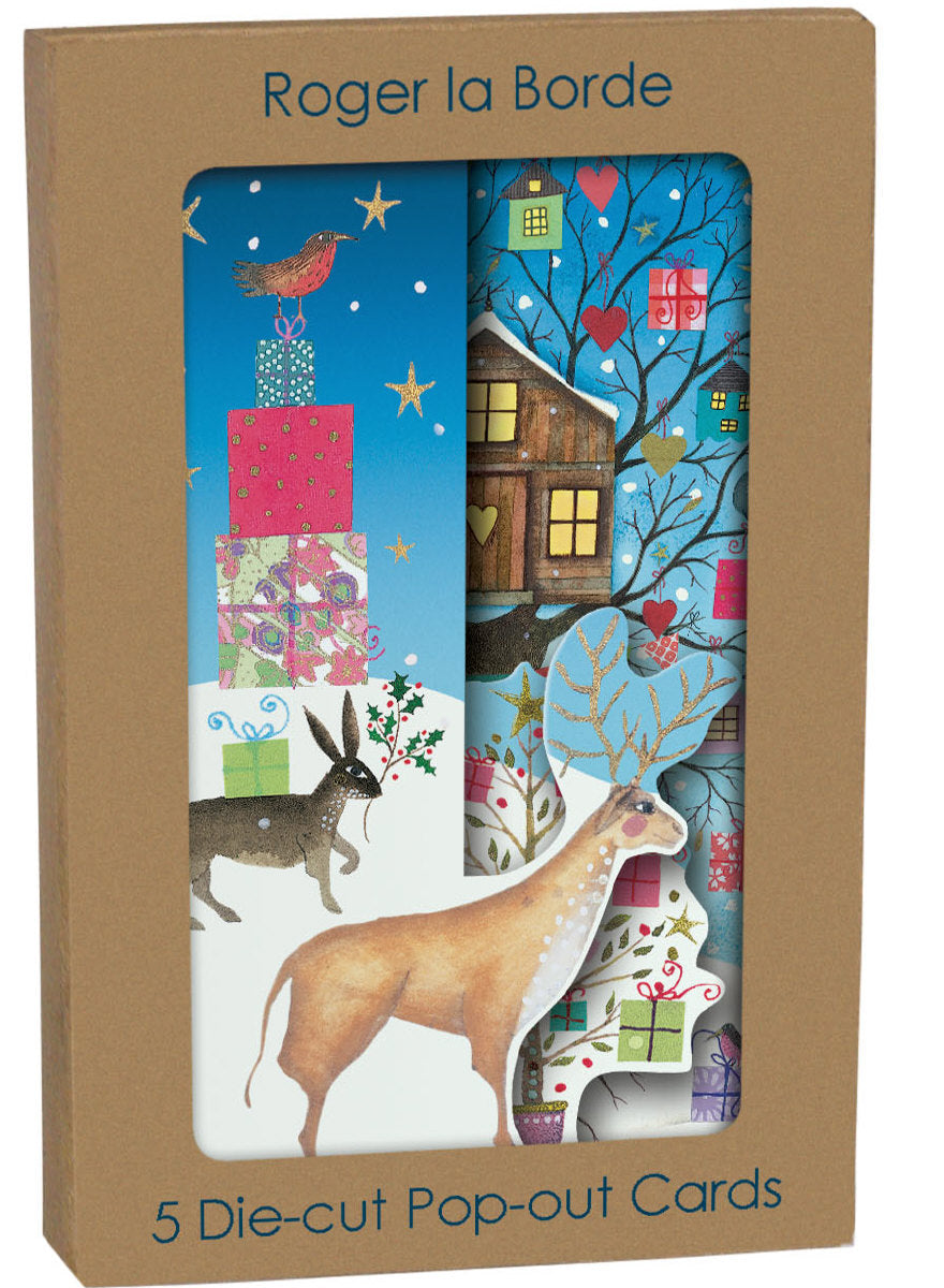 Roger la Borde Treehouse Tri-fold Card Pack featuring artwork by Jane Ray