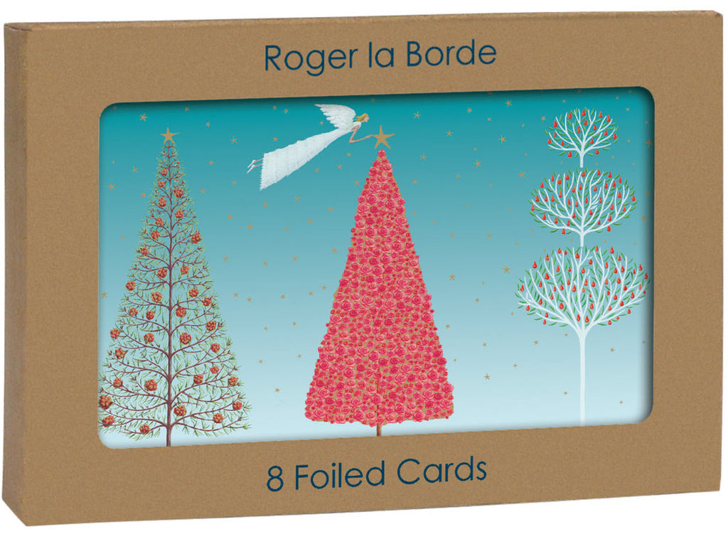 Roger la Borde Celestial Tree Gold Foil Ccard Pack featuring artwork by MCS