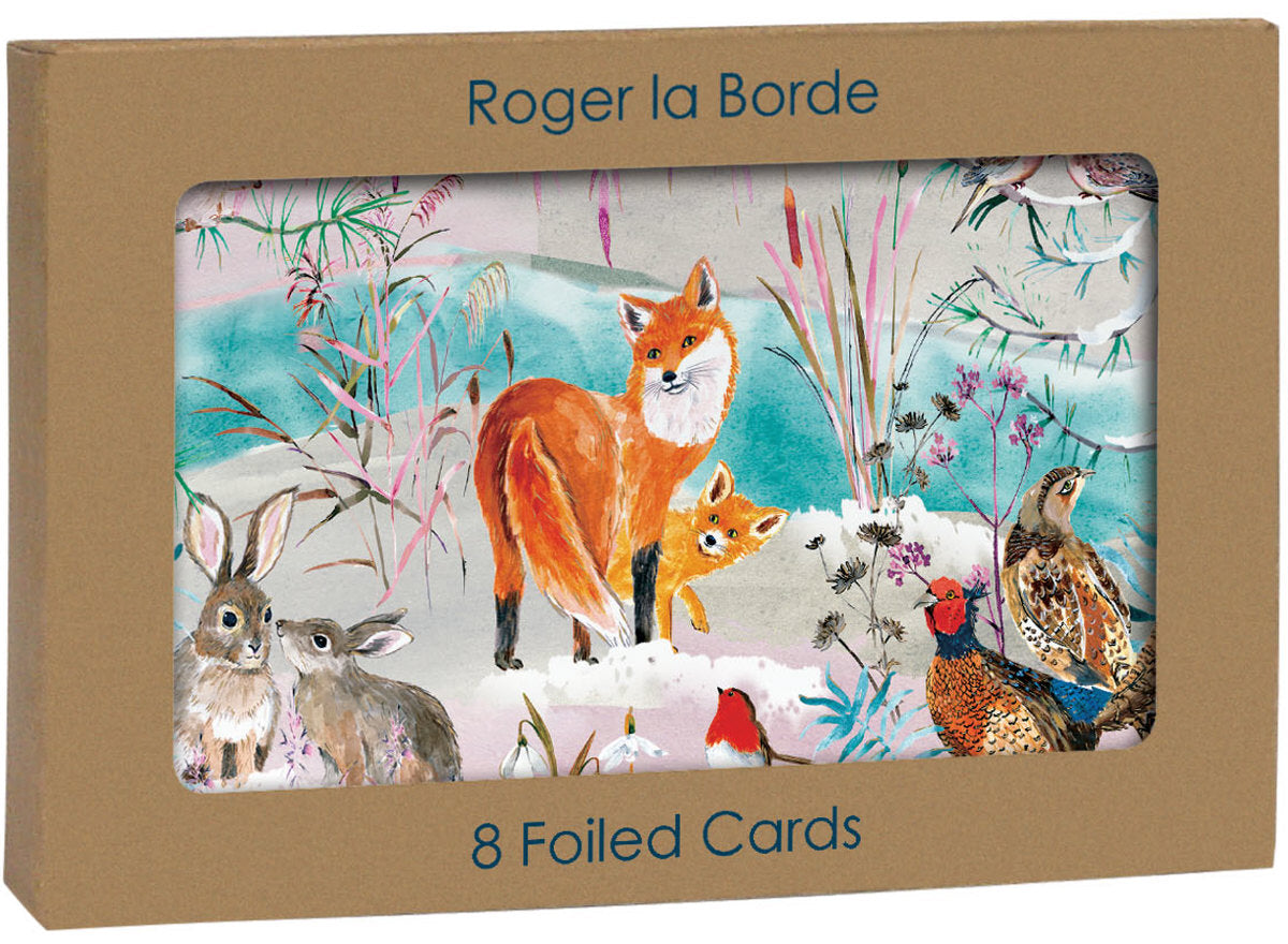 Roger la Borde Wild Winters Song Gold Foil Ccard Pack featuring artwork by Fay Ford