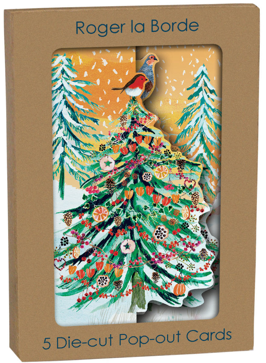 Roger la Borde Wild Winters Song Tri-fold Card Pack featuring artwork by Fay Ford