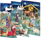 Roger la Borde The Christmas Story Tri-fold Card Pack featuring artwork by Fay Ford