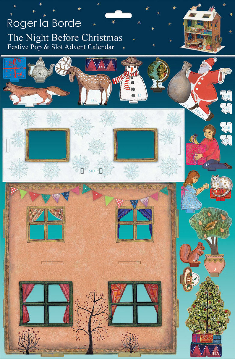 Roger la Borde Christmas Pop & Slot Advent Large featuring artwork by Jane Ray