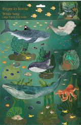 Roger la Borde Whale Song Pop & Slot Activity Set featuring artwork by Katherine Quinn