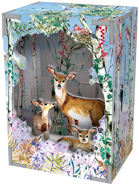 Roger la Borde Wild Winters Song Pop & Slot Diorama featuring artwork by Fay Ford