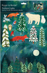 Roger la Borde Northern Lights Pop & Slot Advent featuring artwork by Katie Vernon
