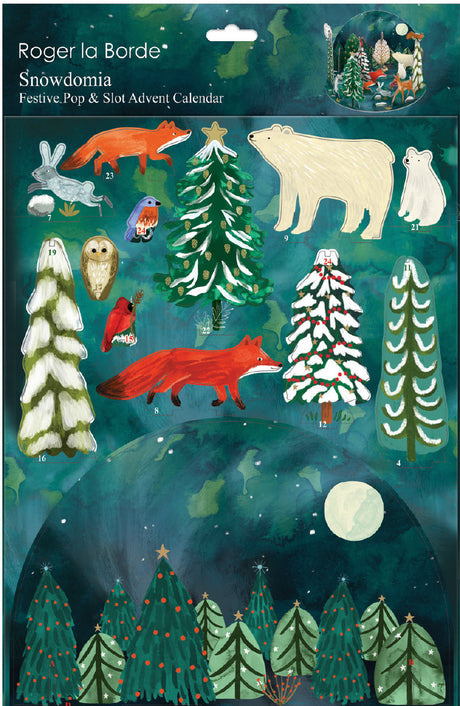 Roger la Borde Northern Lights Pop & Slot Advent featuring artwork by Katie Vernon