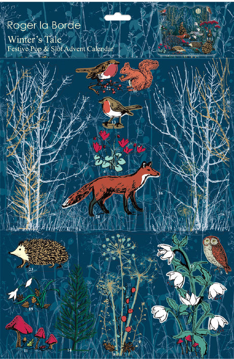 Roger la Borde Winters Tale Pop & Slot Advent Large featuring artwork by Roger la Borde